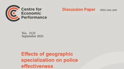Effects of geographic specialization on police effectiveness
 featured image
